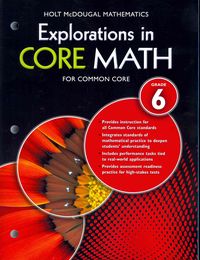 Produktbild: Common Core Student Edition Grade 6 2014