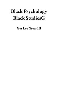 Produktbild: Black Psychology Black StudiesG