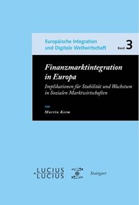 Produktbild: Finanzmarktintegration in Europa