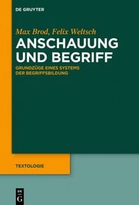 Produktbild: Anschauung und Begriff