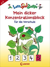 Bild vom Artikel LernSpielZwerge - Mein dicker Konzentrationsblock für die Vorschule vom Autor 