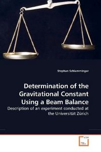 Produktbild: Schlamminger, S: Determination of the Gravitational Constant