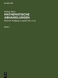 Produktbild: Mathematische Abhandlungen. 3