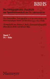 Produktbild: Bio-bibliographisches Handbuch zur Sprachwissenschaft des 18. Jahrhunderts / [Set Bio-bibliographisches Handbuch, Band 1-8]