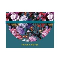Produktbild: Sticky Notes Set Blumenbouquet petrol