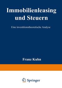 Produktbild: Immobilienleasing und Steuern