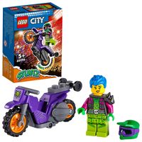 Bild vom Artikel LEGO City Stuntz 60296 Wheelie-Stuntbike Spielzeug-Motorrad vom Autor 