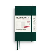 Produktbild: Wochenkalender & Notizbuch Pocket (A6) 2027, Softcover, Forest Green, Deutsch