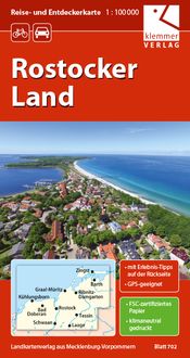Produktbild: Reise- und Entdeckerkarte Rostocker Land