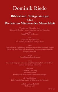 Produktbild: Bibberland, Zeitgeistangst oder Die letzten Minuten der Menschheit