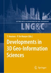 Produktbild: Developments in 3D Geo-Information Sciences