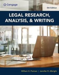Produktbild: Legal Research, Analysis, and Writing