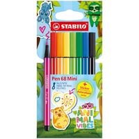 Produktbild: STABILO Filzstift Pen 68 Mini Animal Vibes, 8er Set