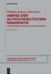 Produktbild: Abriss der althochdeutschen Grammatik