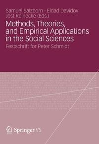 Produktbild: Methods, Theories, and Empirical Applications in the Social Sciences