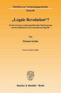 Produktbild: "Legale Revolution"?