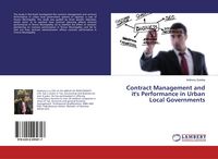 Produktbild: Contract Management and it's Performance in Urban Local Governments