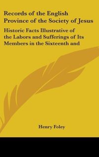 Produktbild: Records Of The English Province Of The Society Of Jesus