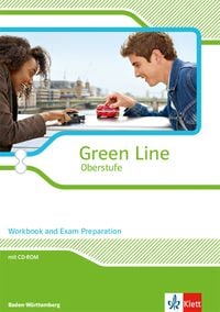 Produktbild: Green Line Oberstufe. Klasse 11/12 (G8), Klasse 12/13 (G9). Workbook and Exam Preparation mit Mediensammlung. Ausgabe 2015. Baden-Württemberg