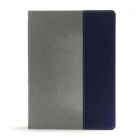 Produktbild: CSB Apologetics Study Bible for Students, Gray/Navy Leathertouch