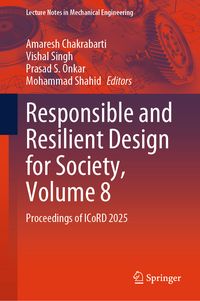 Produktbild: Responsible and Resilient Design for Society, Volume 8