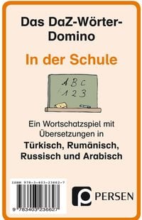 Produktbild: Das DaZ-W&ouml;rter-Domino: In der Schule