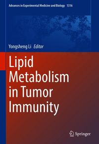 Bild vom Artikel Lipid Metabolism in Tumor Immunity vom Autor Yongsheng Li