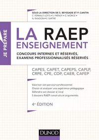 Produktbild: La Raep enseignement - Concours internes et r&eacute;serv&eacute;s, examens professionnalis&eacute;s r&eacute;serv&eacute;s