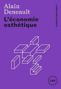 Produktbild: L'economie esthetique