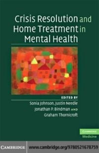Produktbild: Crisis Resolution and Home Treatment in Mental Health