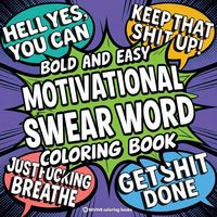 Produktbild: Bold & Easy Motivational Swear Word Coloring Book for Adults