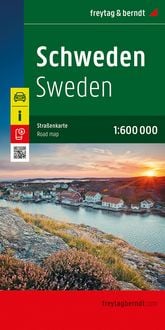 Produktbild: Freytag & berndt Stra&szlig;enkarte Schweden 1:600.000