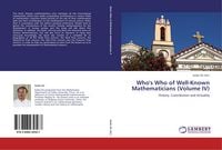 Produktbild: Who's Who of Well-Known Mathematicians (Volume IV)
