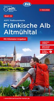 Produktbild: BVA ADFC Radtourenkarte Fr&auml;nkische Alb Altm&uuml;hltal 1:150.000