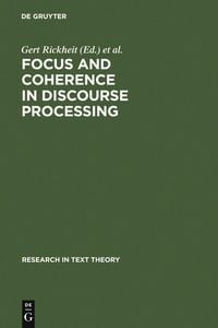 Produktbild: Focus and Coherence in Discourse Processing