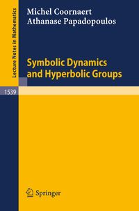 Produktbild: Symbolic Dynamics and Hyperbolic Groups