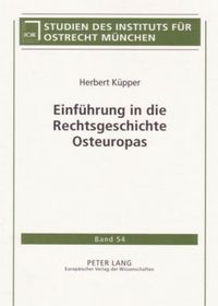 Produktbild: Einf&uuml;hrung in die Rechtsgeschichte Osteuropas