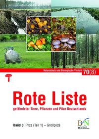 Produktbild: Rote Liste gef&auml;hrdeter Tiere, Pflanzen und Pilze Deutschlands - Bd 8: Pilze (Teil 1)-Gro&szlig;pilze