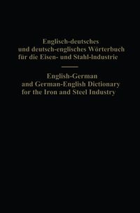 Produktbild: English-German and German-English Dictionary for the Iron and Steel Industry