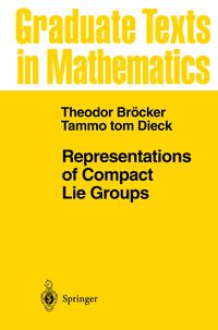 Produktbild: Representations of Compact Lie Groups