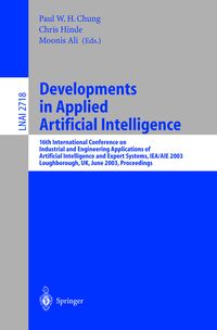 Produktbild: Developments in Applied Artificial Intelligence