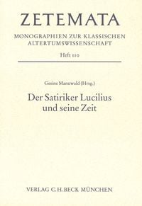 Produktbild: Der Satiriker Lucilius und seine Zeit