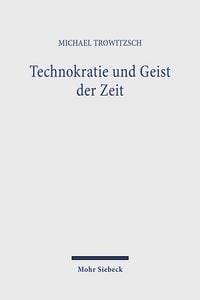 Produktbild: Technokratie und Geist der Zeit