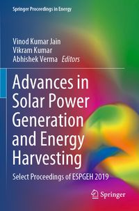 Produktbild: Advances in Solar Power Generation and Energy Harvesting