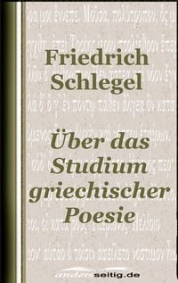 Produktbild: &Uuml;ber das Studium der griechischen Poesie