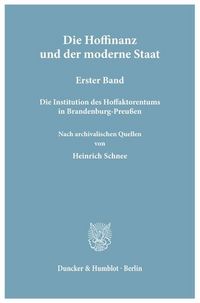 Produktbild: Die Hoffinanz und der moderne Staat.