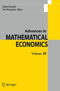Produktbild: Advances in Mathematical Economics Volume 18