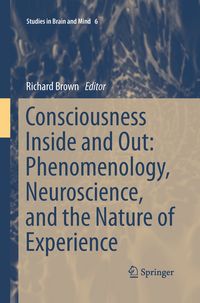 Produktbild: Consciousness Inside and Out: Phenomenology, Neuroscience, and the Nature of Experience