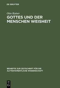 Produktbild: Gottes und der Menschen Weisheit
