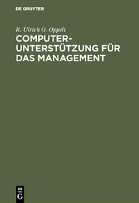 Produktbild: Computerunterst&uuml;tzung f&uuml;r das Management